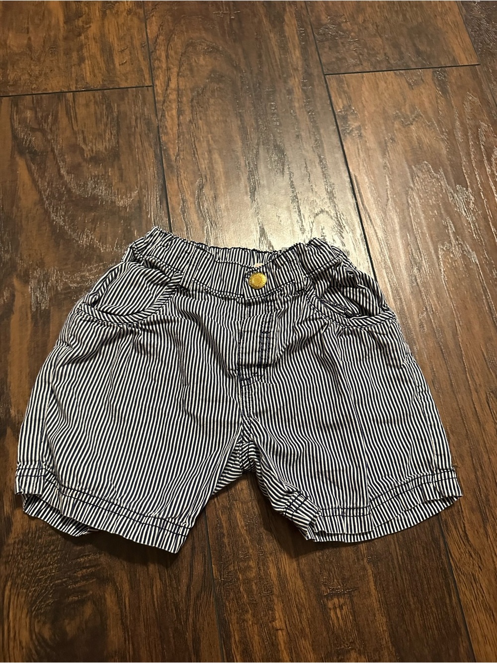Striped Navy and White Kids Shorts -H&M